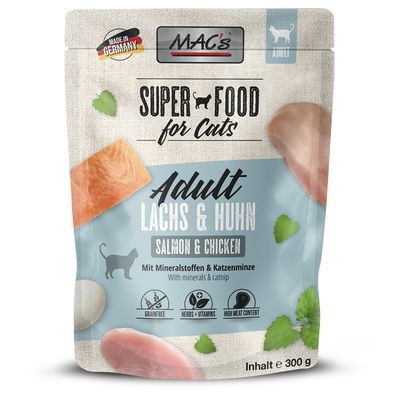 MAC's Cat Pouches 6 x 300g Pure Chicken