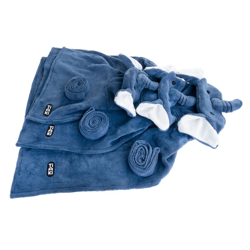 TIAKI Dog Bathrobe - Elephant approx. 40cm Back Length