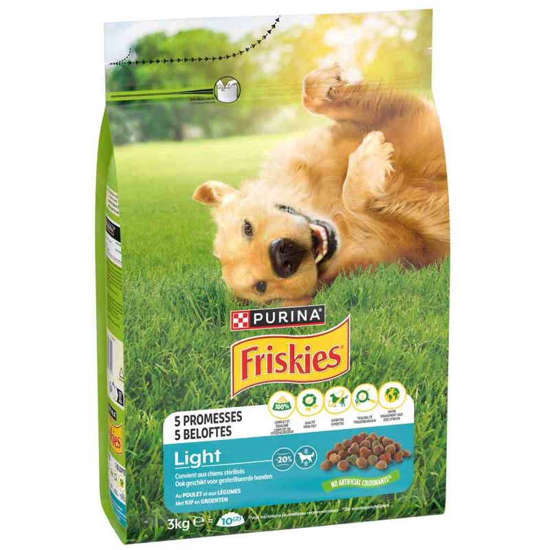 Purina FRISKIES Light Sterilised with Chicken and Vegetables 3kg