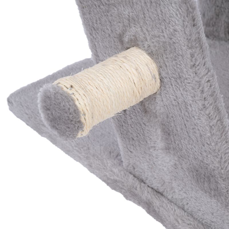 zooplus Basics Scratching Tree - Small Grey
