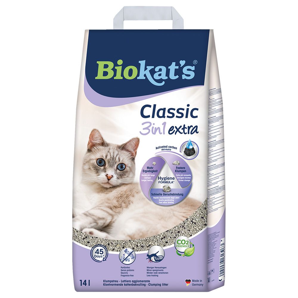 Biokat's Classic 3in1 Extra Cat Litter 14l