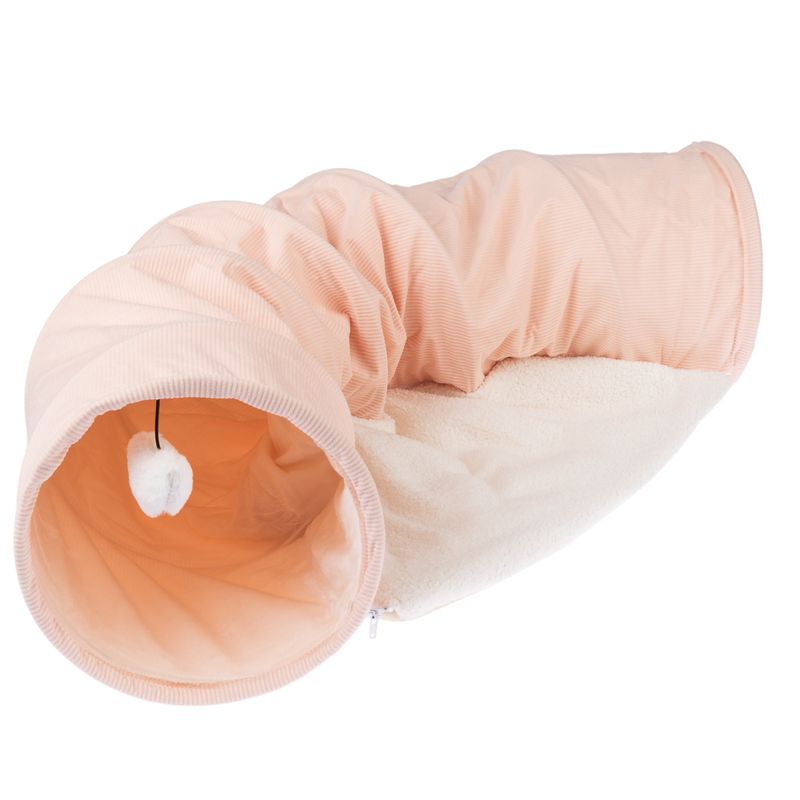 TIAKI Corduroy Cat Tunnel 105 x 30 x 60cm (L x W x H)