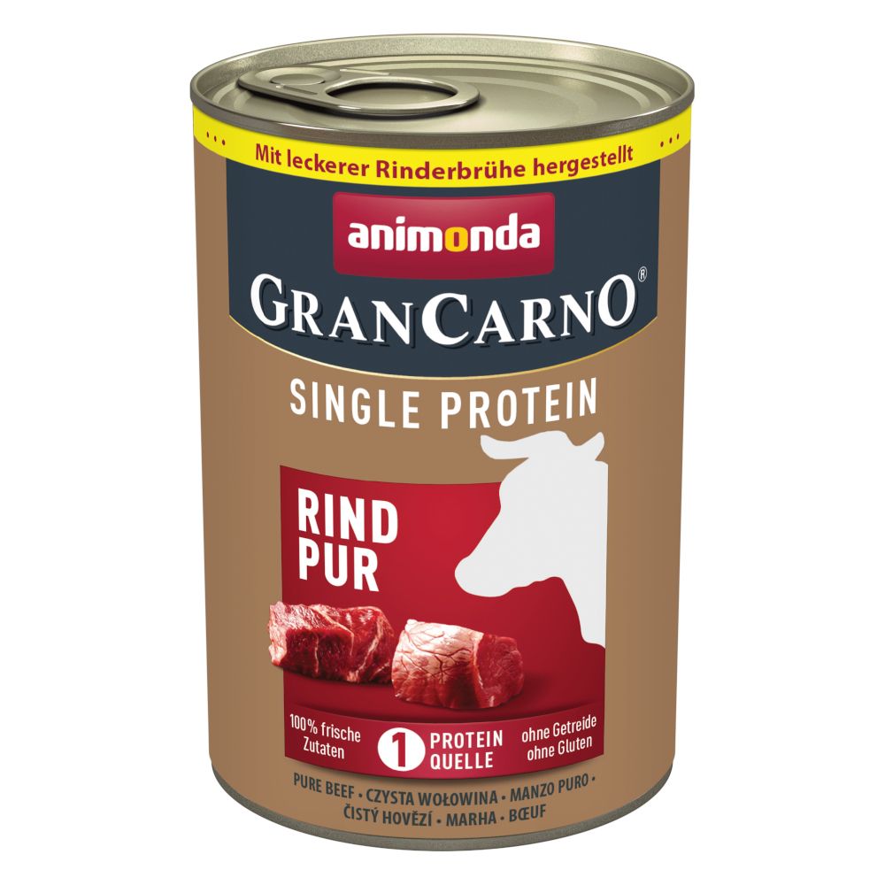 animonda GranCarno Adult Single Protein Saver Pack 24 x 400g Pure Chicken