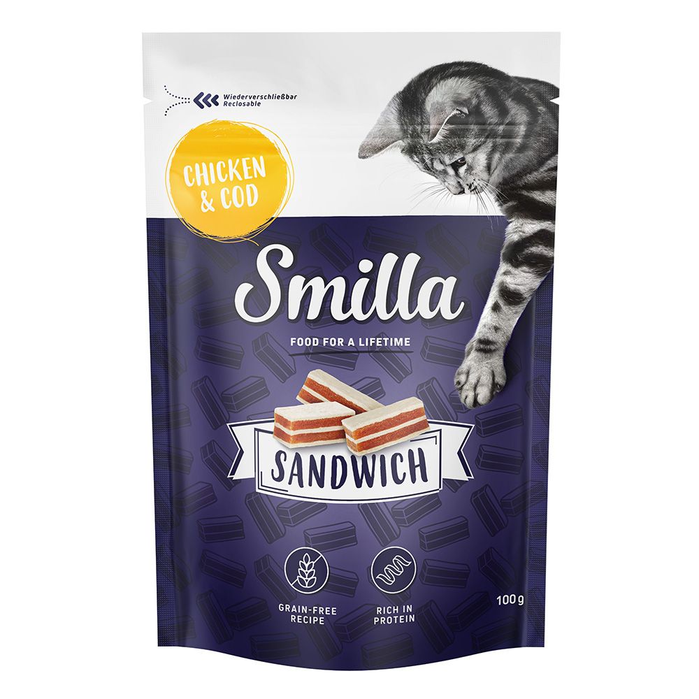 Smilla Sandwich Snack Chicken & Cod 100g