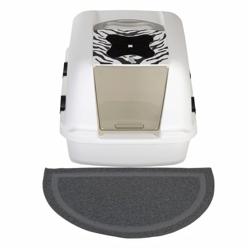 Cat Litter Tray Mat XXL Grey