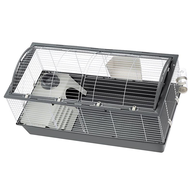 Ferplast Casita 120 Rabbit Cage Grey: 119 x 58 x 61 cm (L x W x H)