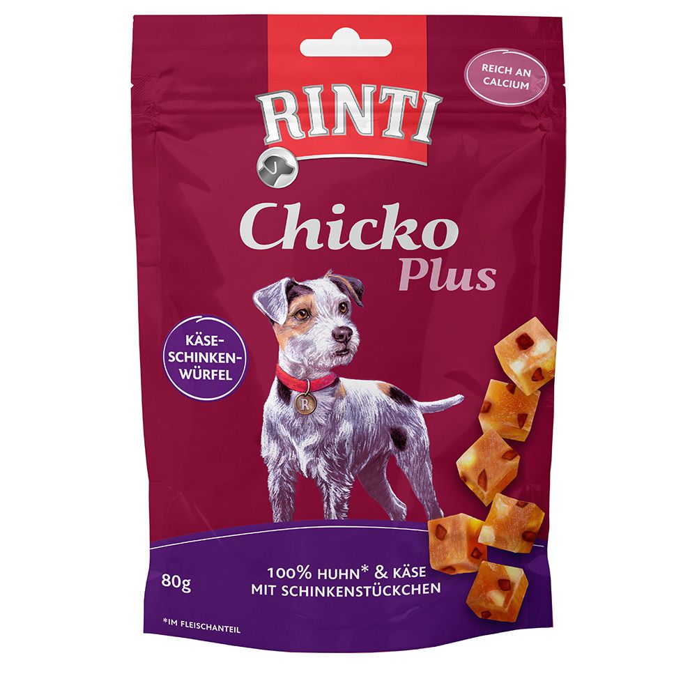 RINTI Chicko Plus Cheese & Ham Cubes 80 g