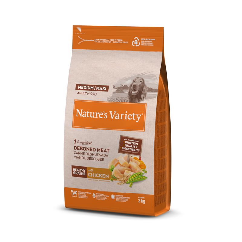 Nature's Variety Healthy Grains Medium/Maxi Adult Chicken 3kg
