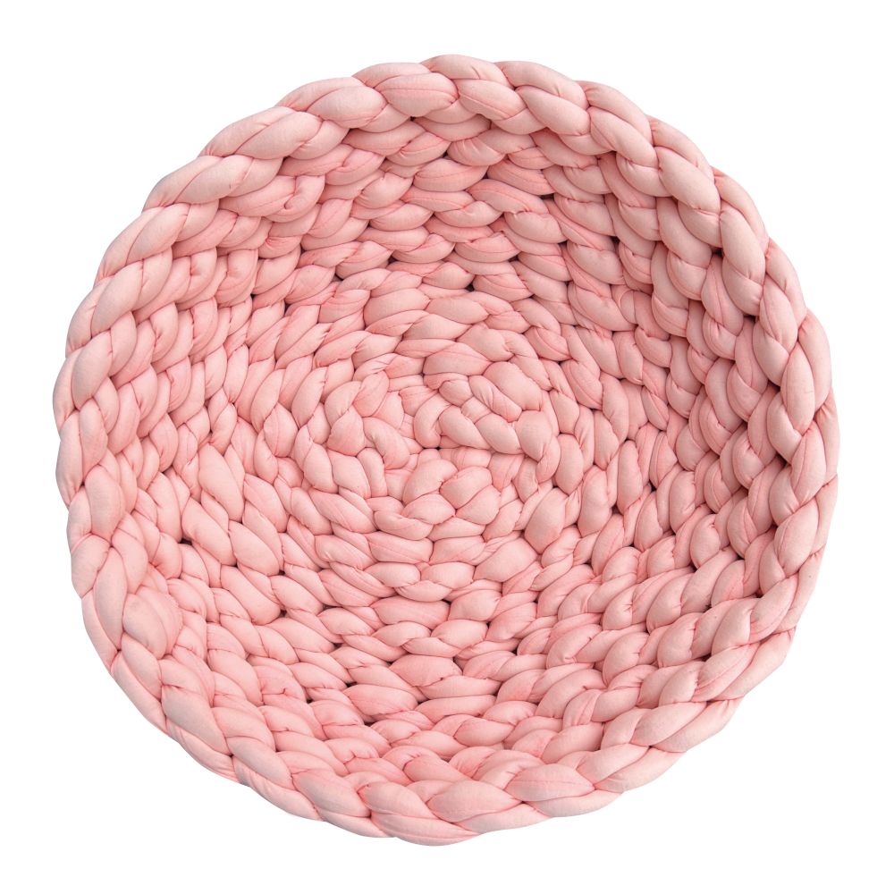 Aumüller Woven Cat Basket Rosé