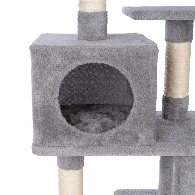 zooplus Basics Scratching Tree - Large Grey