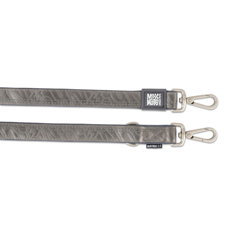 Max & Molly Multifunctional Leash Matrix 2.0 - Stone Size S: 200cm long, 20mm wide