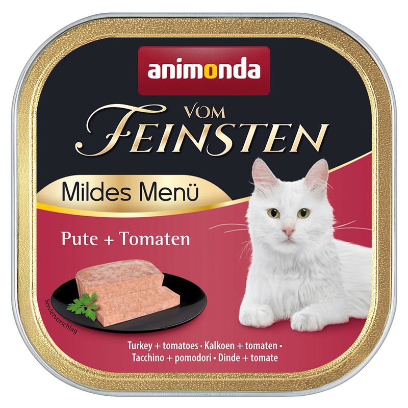 animonda vom Feinsten Mild Menu Adult Saver Pack 36 x 100g Turkey & Salmon