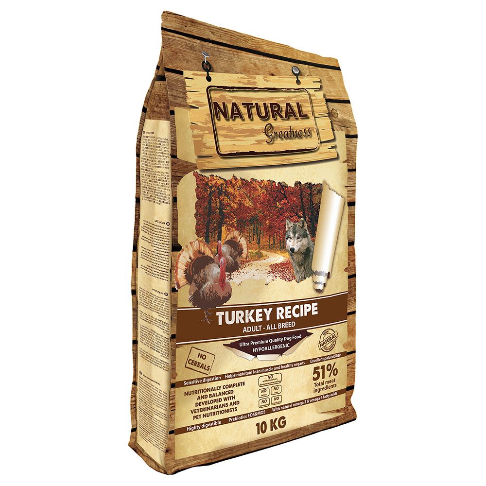 Natural Greatness Turkey Economy package: 2 x 10 kg