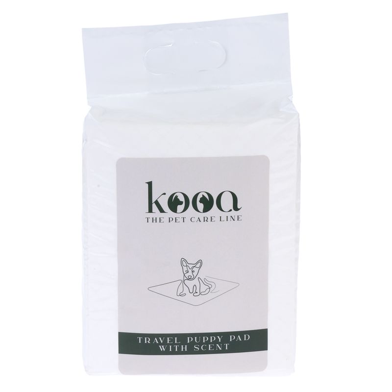 kooa Travel Puppy Pads with Scent 15 Pads