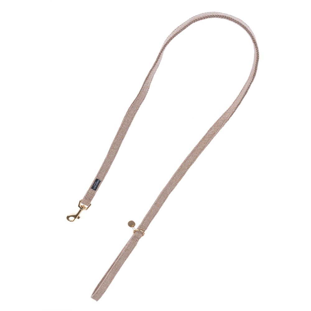 Nomad Tales Calma dog leash, sand 120 cm long, 15 mm wide