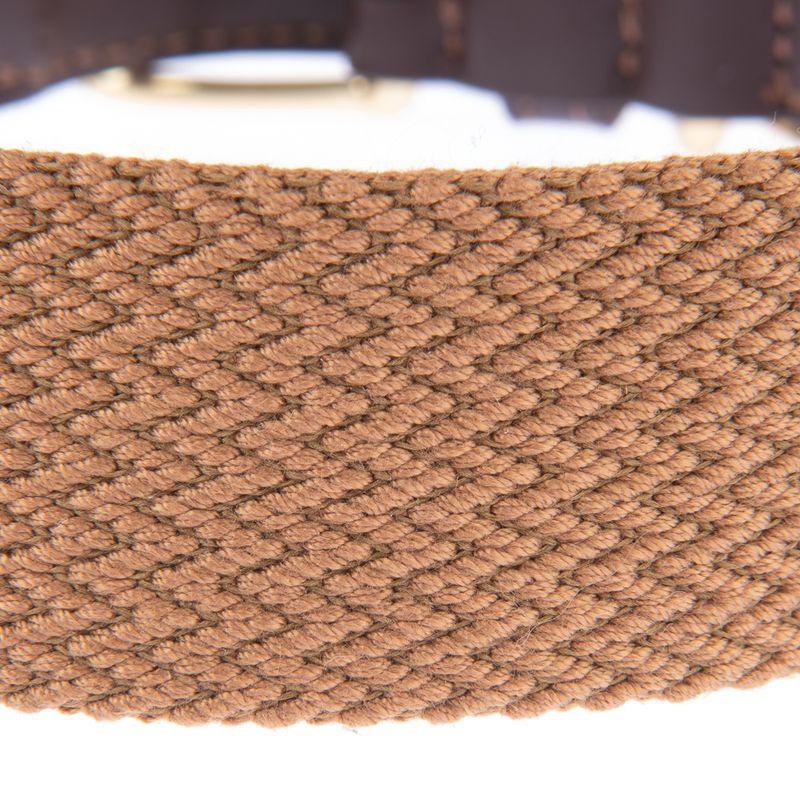 Nomad Tales Bloom Collar, caramel Size M: 40 - 46 neck circumference, W 32 mm