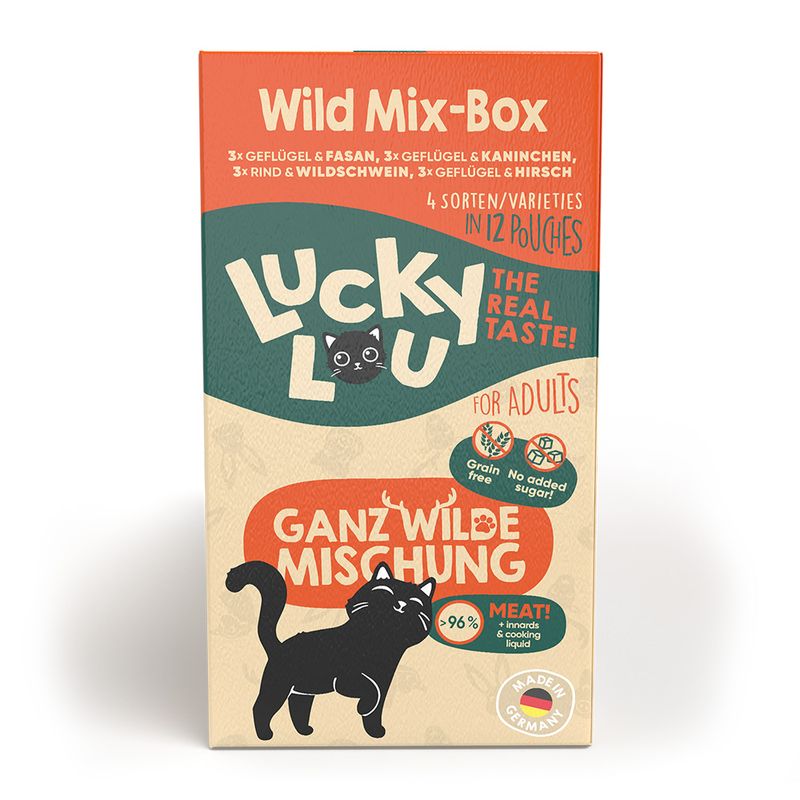 Lucky Lou Adult Saver Pack 48 x 125g Poultry