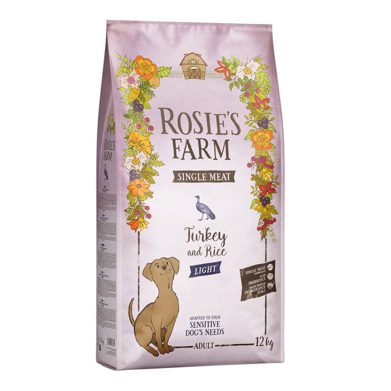 Rosie's Farm Single Meat Light Turkey with Rice 1kg