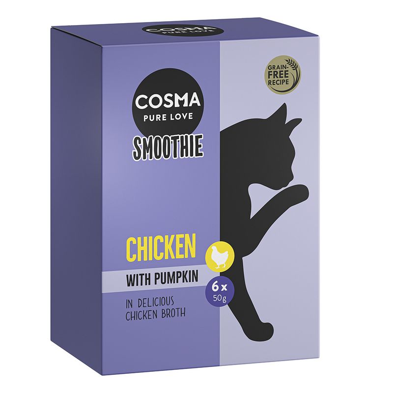 Cosma Smoothies 6 x 50g Chicken with Pumpkin