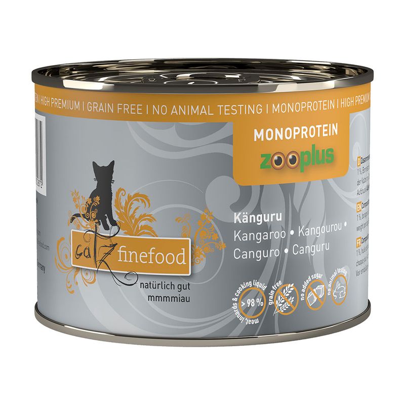 catz finefood Monoprotein Can 6 x 200g Turkey