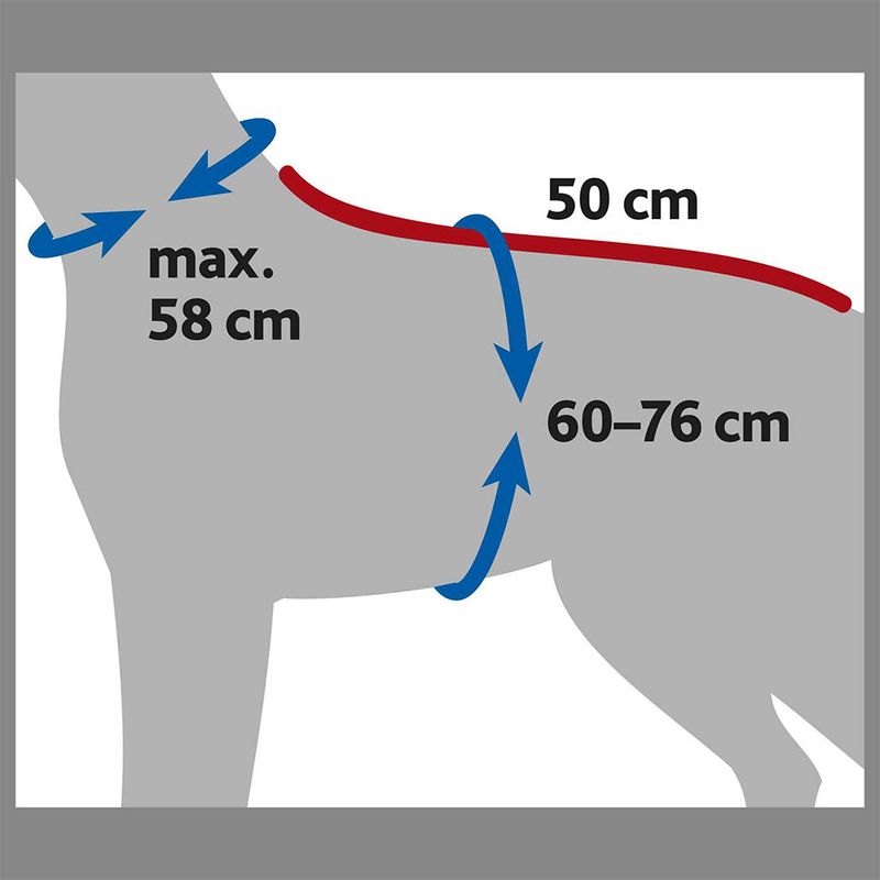 Trixie Bathrobe for Dogs XS: Back length 30 cm