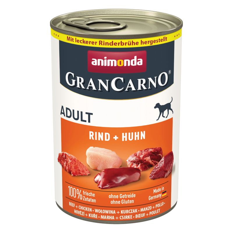 animonda GranCarno Adult Mixed Pack 48 x 400g Mixed Pack (8 Varieties)