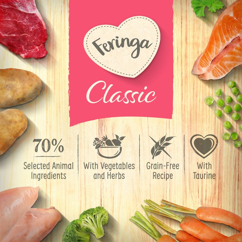 Feringa Classic Menu Kitten Saver Pack 24 x 200g Mixed Pack: 4 Varieties