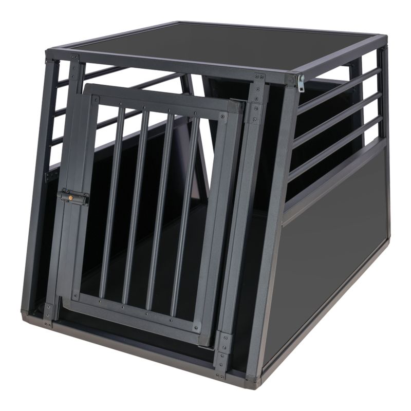 Kerbl Pet Transport Box Vacation - Graphite 77 x 55 x 50cm (L x W x H)
