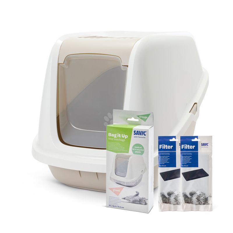 Savic Nestor Giant Cat Litter Box Bag It Up Litter Tray Bags (6 Pieces)