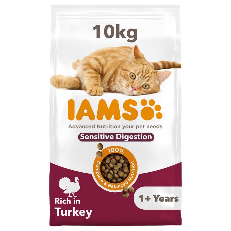 IAMS Advanced Nutrition Sensitive Digestion with Turkey 3kg