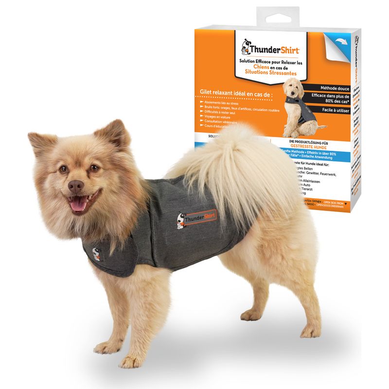 ThunderShirt® Calming Vest, grey approx. 30-41 cm back length (size XS)