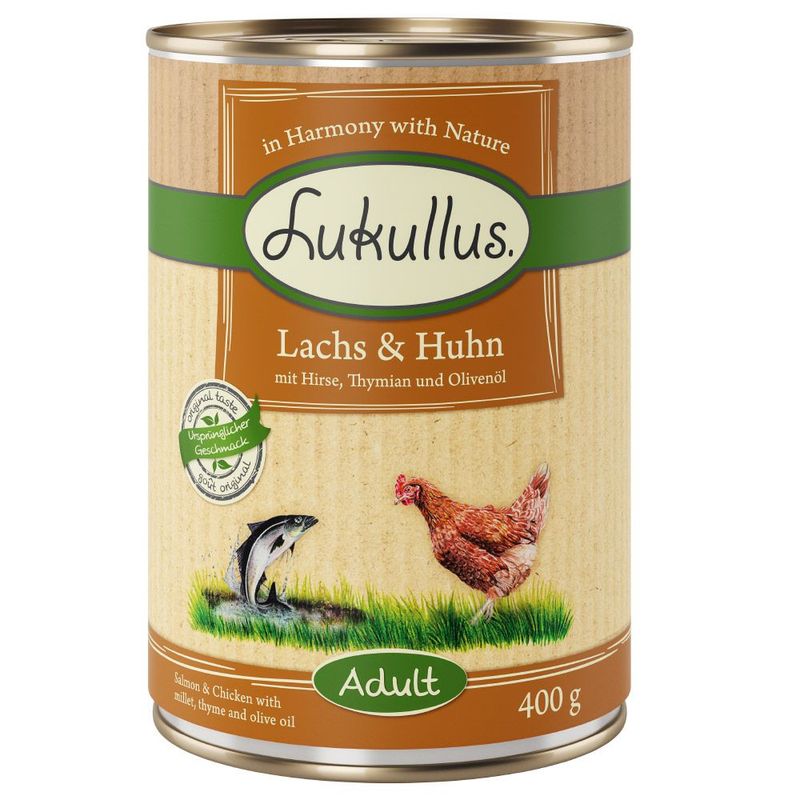 Lukullus Salmon & Chicken 6 x 400g