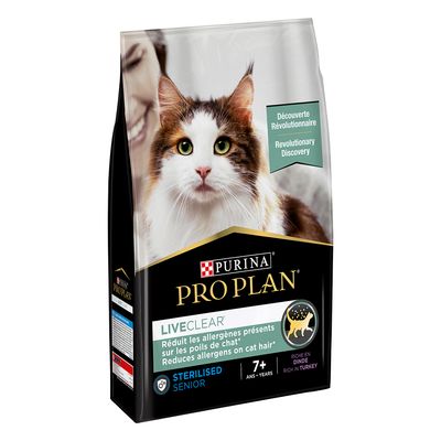 PURINA PRO PLAN LiveClear Sterilised Senior 7+ - Turkey 2.8kg