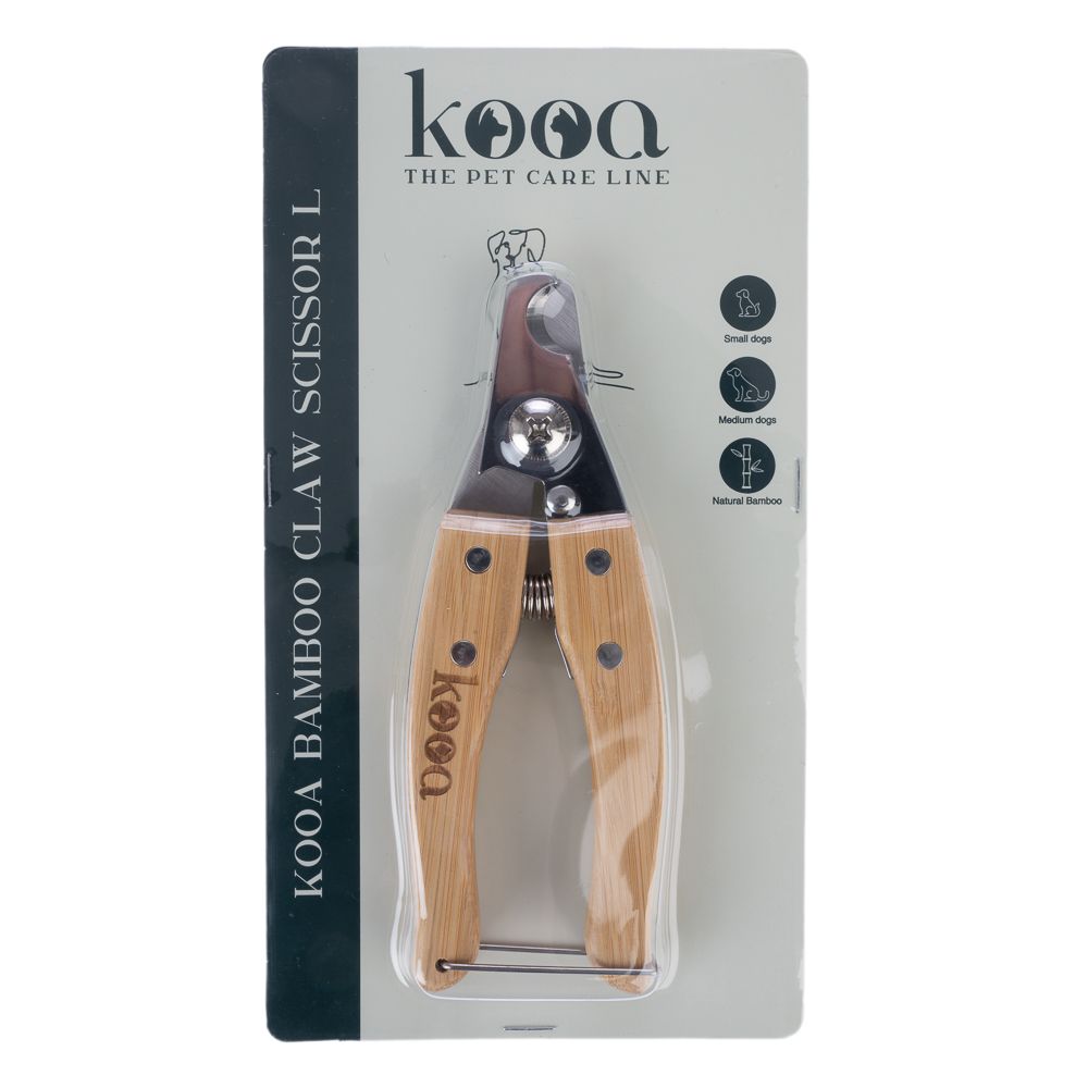 kooa Bamboo Claw Scissors L 15.4 x 5.4 x 1.4 cm (L x W x H)