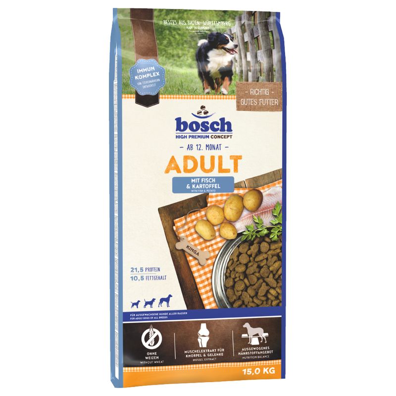 bosch Adult Dry Dog Food Mixed Trial Pack 4 x 1kg 3 Varieties