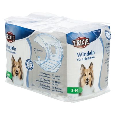 Trixie nappies for female dogs Size XS-S: 20-28 cm, 12 pieces