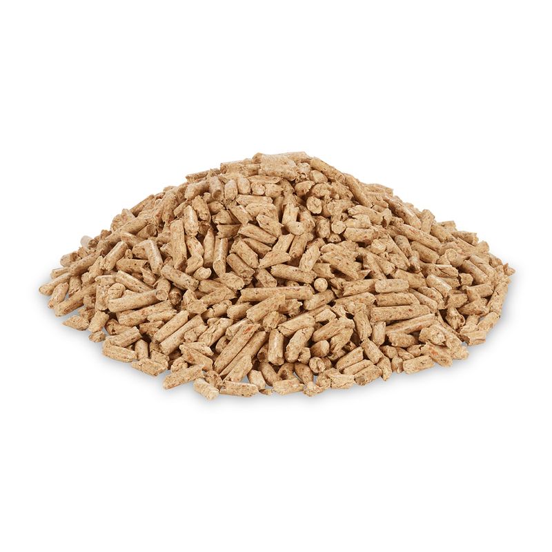 Tigerino Plant-Based Litter Wood Pellets - Natural Wood Scent (Unscented) 8l (4kg)