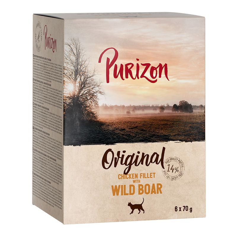 Purizon Adult 6 x 70g - Grain-Free Mixed Pack (3 varieties)