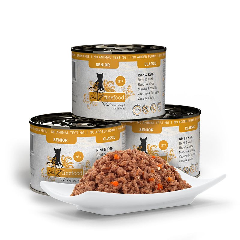 catz finefood Senior Saver Pack 24 x 200g Mixed Pack (3 Varieties)