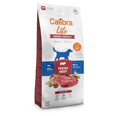 Calibra Dog Life Senior Medium Fresh Beef 12kg