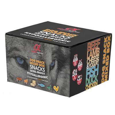 Alpha Spirit Dog Snacks Mixed Box 9 x 35g