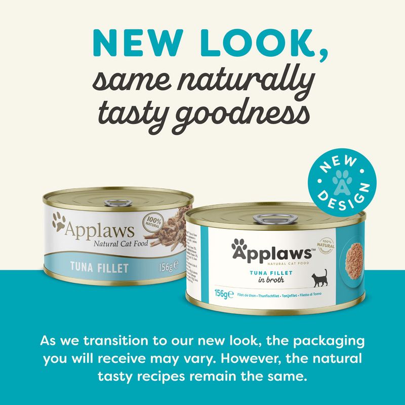 Applaws Cat Food 70g - Tuna / Fish Mixed Pack: Fish Collection 12 x 70g