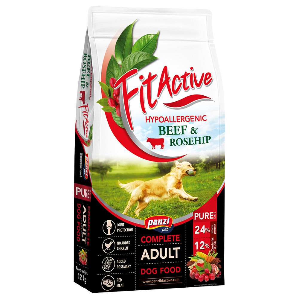 FitActive Pure Hypoallergenic Beef & Rosehip 12kg