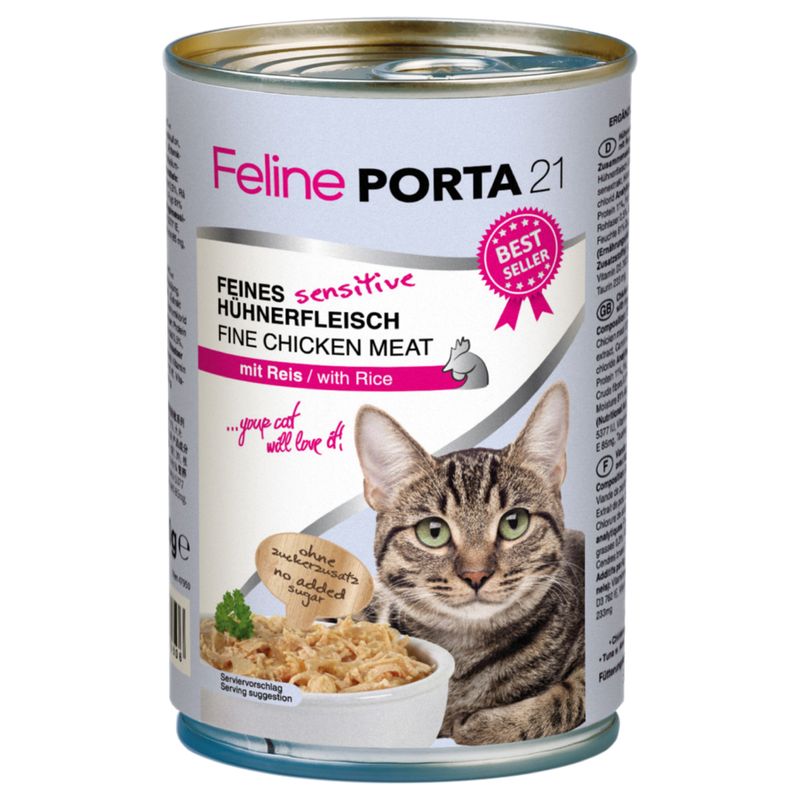 Feline Porta 21 Saver Pack 12 x 400g Whole Tuna with Surimi