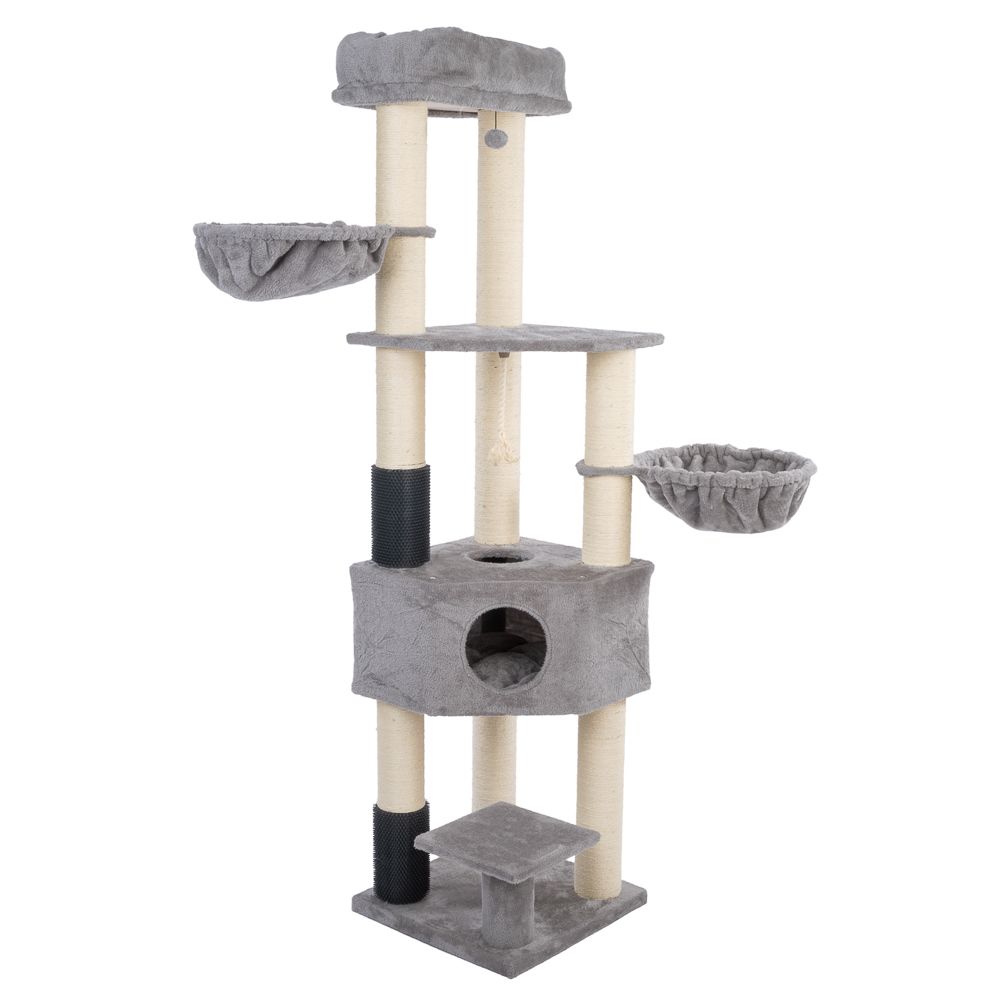 zooplus Basics XXL Scratching Tree Grey
