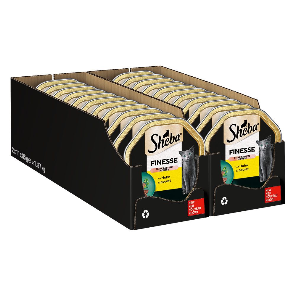 Sheba Varieties Saver Pack 44 x 85g Classic Duck & Chicken