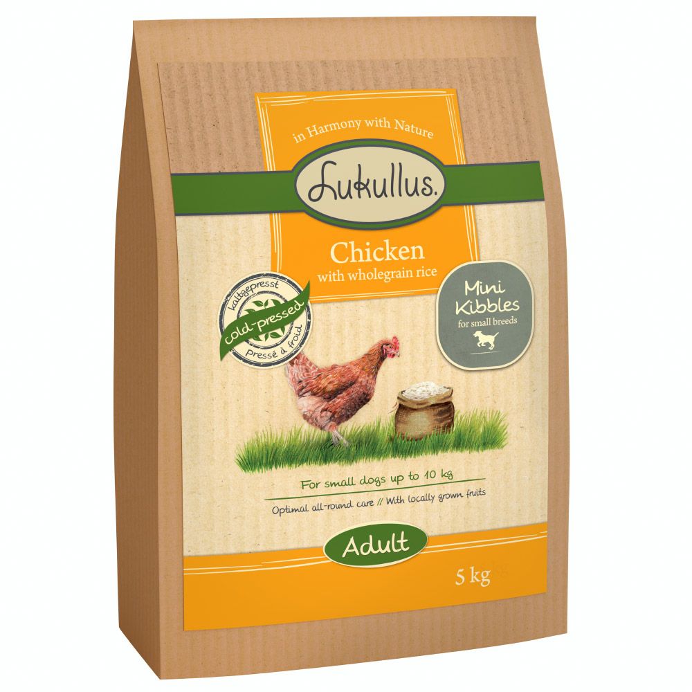 Lukullus Mini Chicken with Wholegrain Rice 5kg