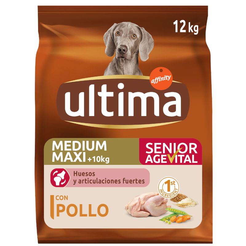 Ultima Medium/Maxi Senior Chicken 6kg (2 x 3kg)
