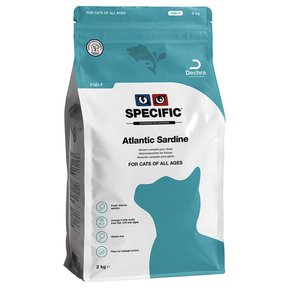 Specific Cat FQD-F Atlantic Sardine Economy package: 2 x 2 kg