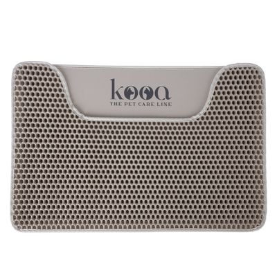 kooa double-layer cat litter mat marshmallow